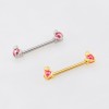 HALLOWEEN ORNATE SNAKE CLAWS 316L SURGICAL STEEL NIPPLE RING